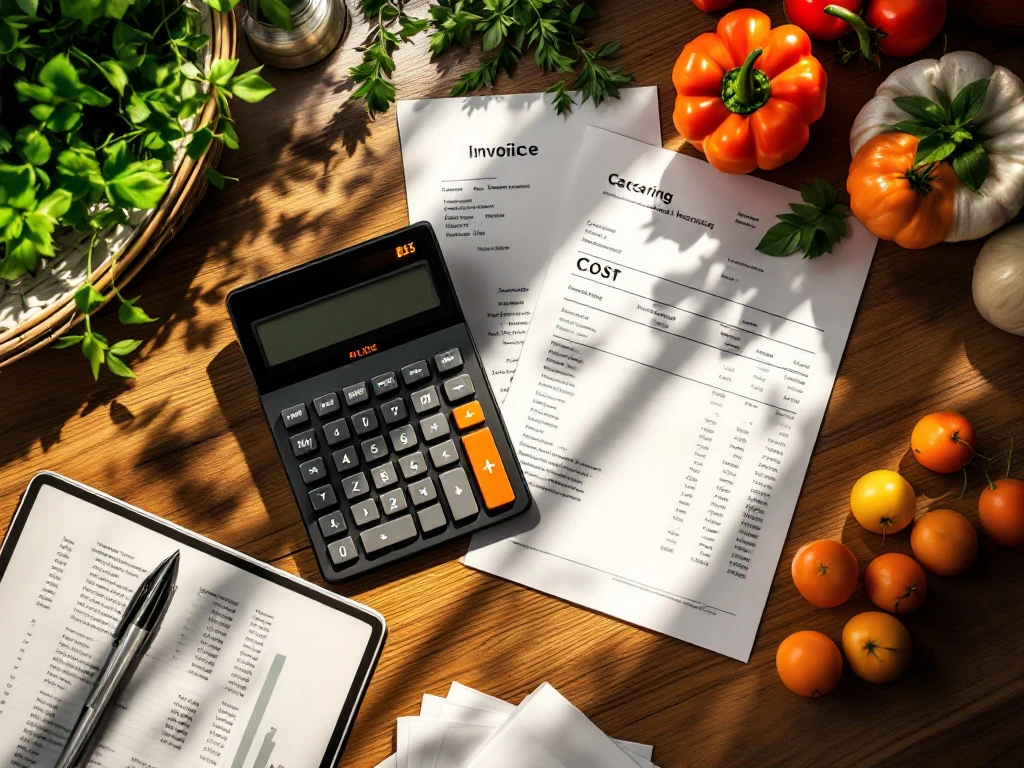 How do you calculate prices for a catering quote?